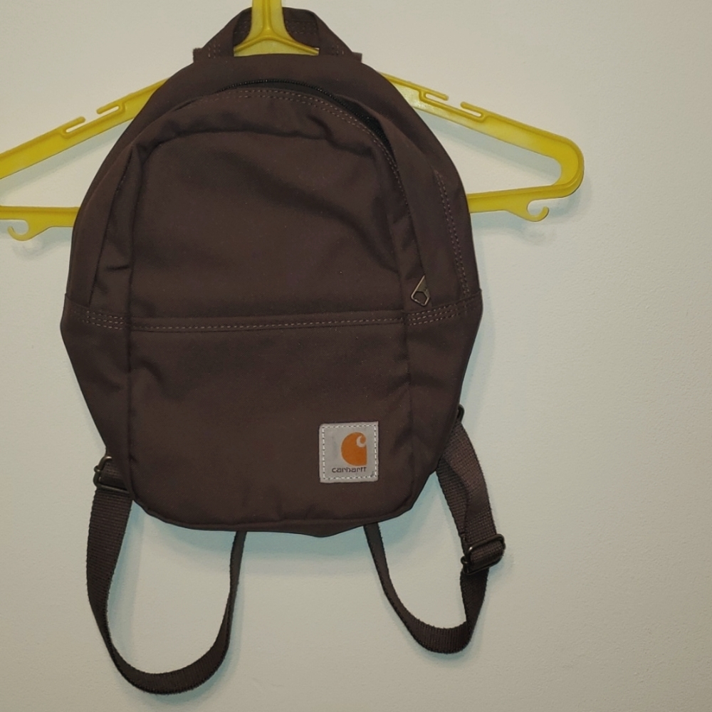 Carhartt mini brown backpack EUC
